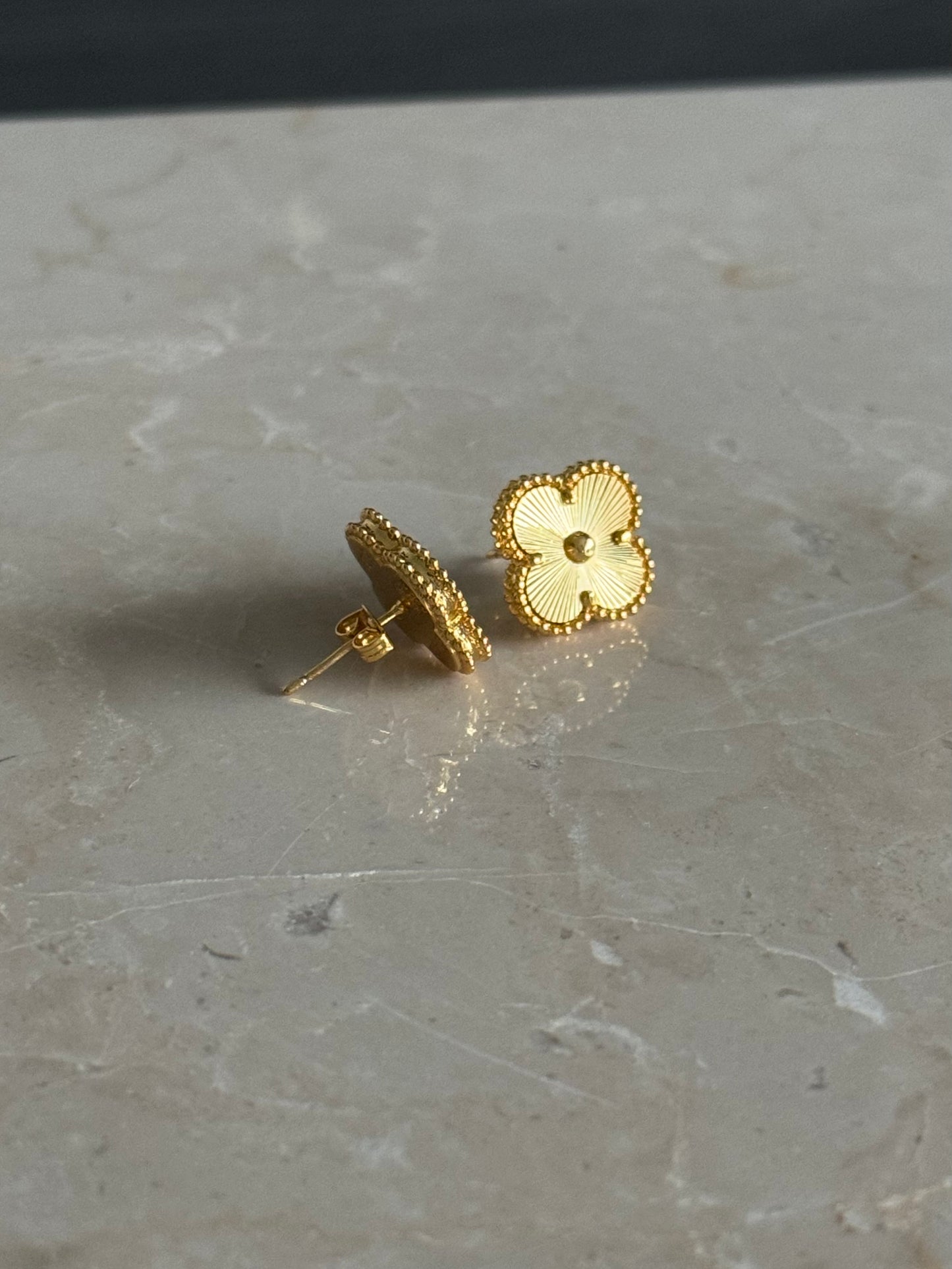 Boucles d'oreilles trefles