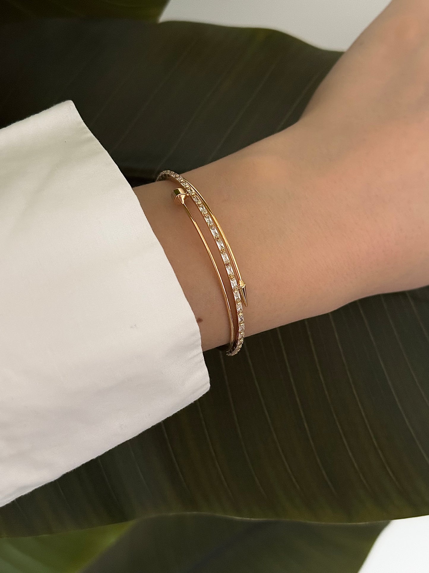 Bracelet jonc clou Victoria