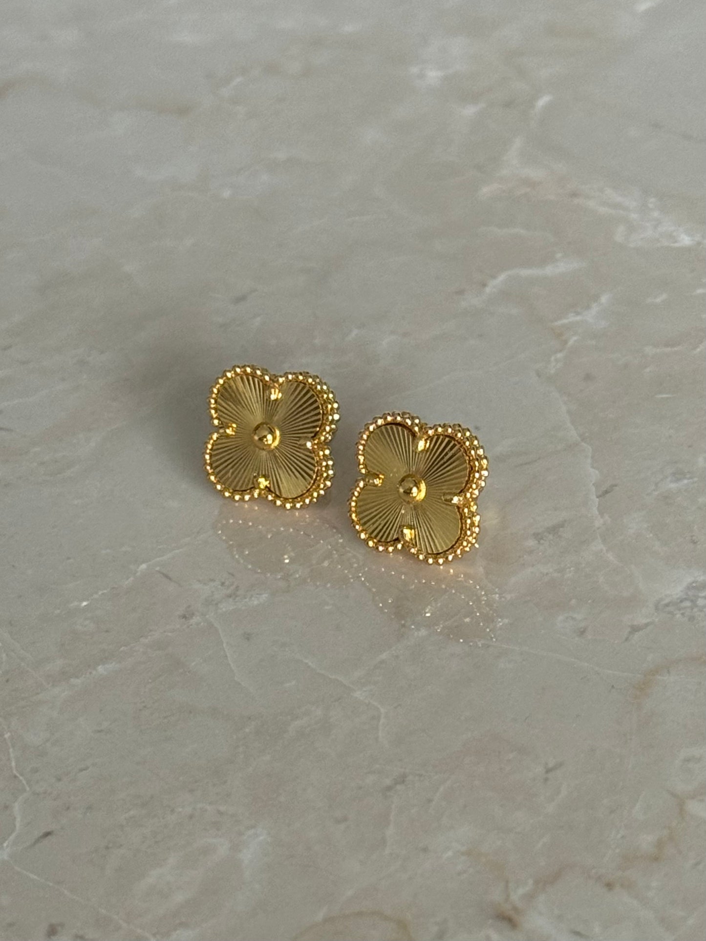 Boucles d'oreilles trefles