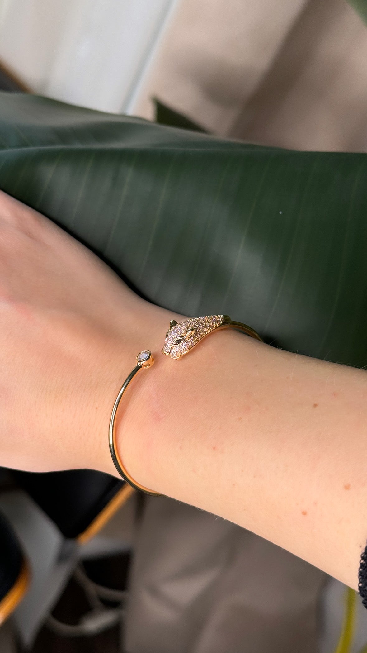 Bracelet jonc Panthera