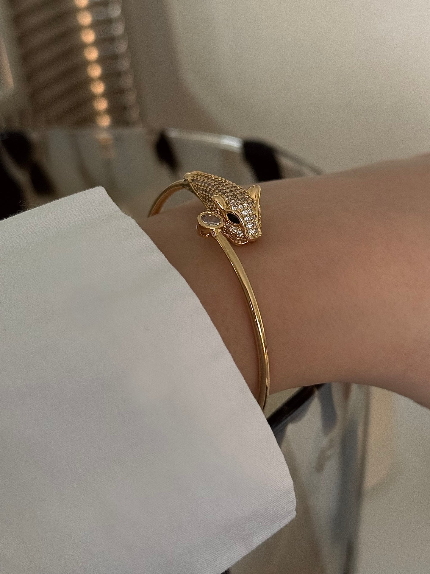 Bracelet jonc Panthera