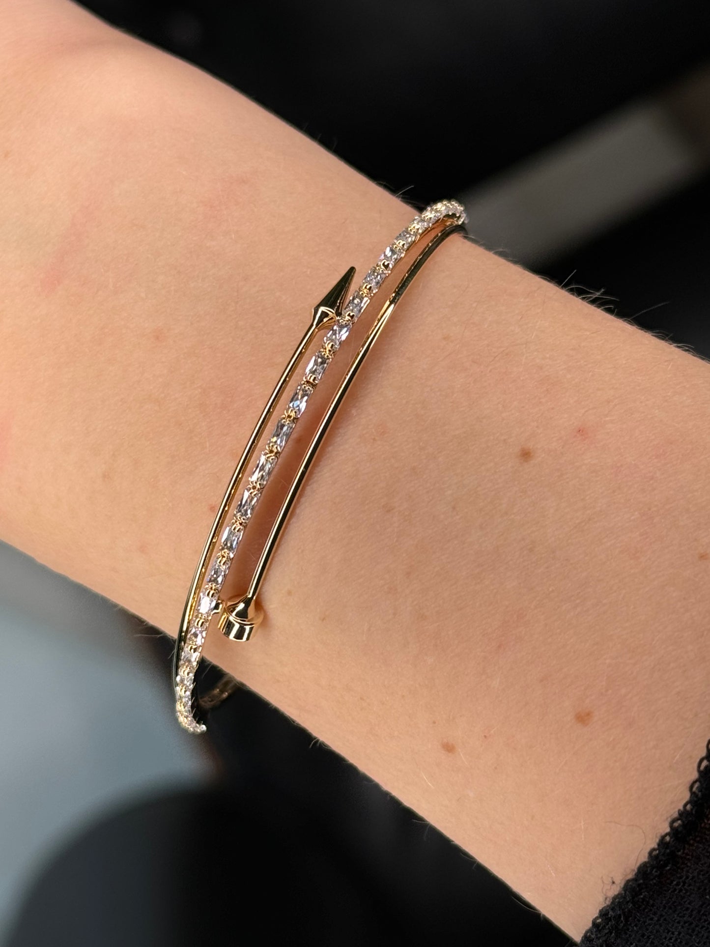 Bracelet jonc clou Victoria