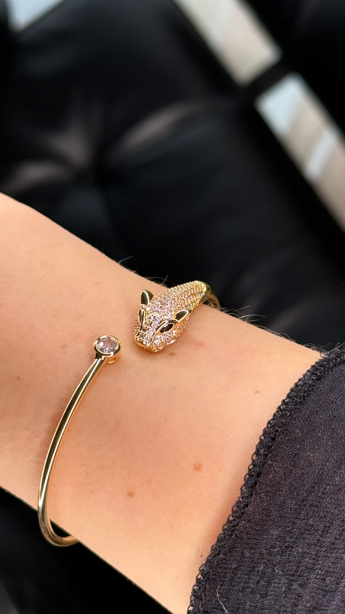 Bracelet jonc Panthera