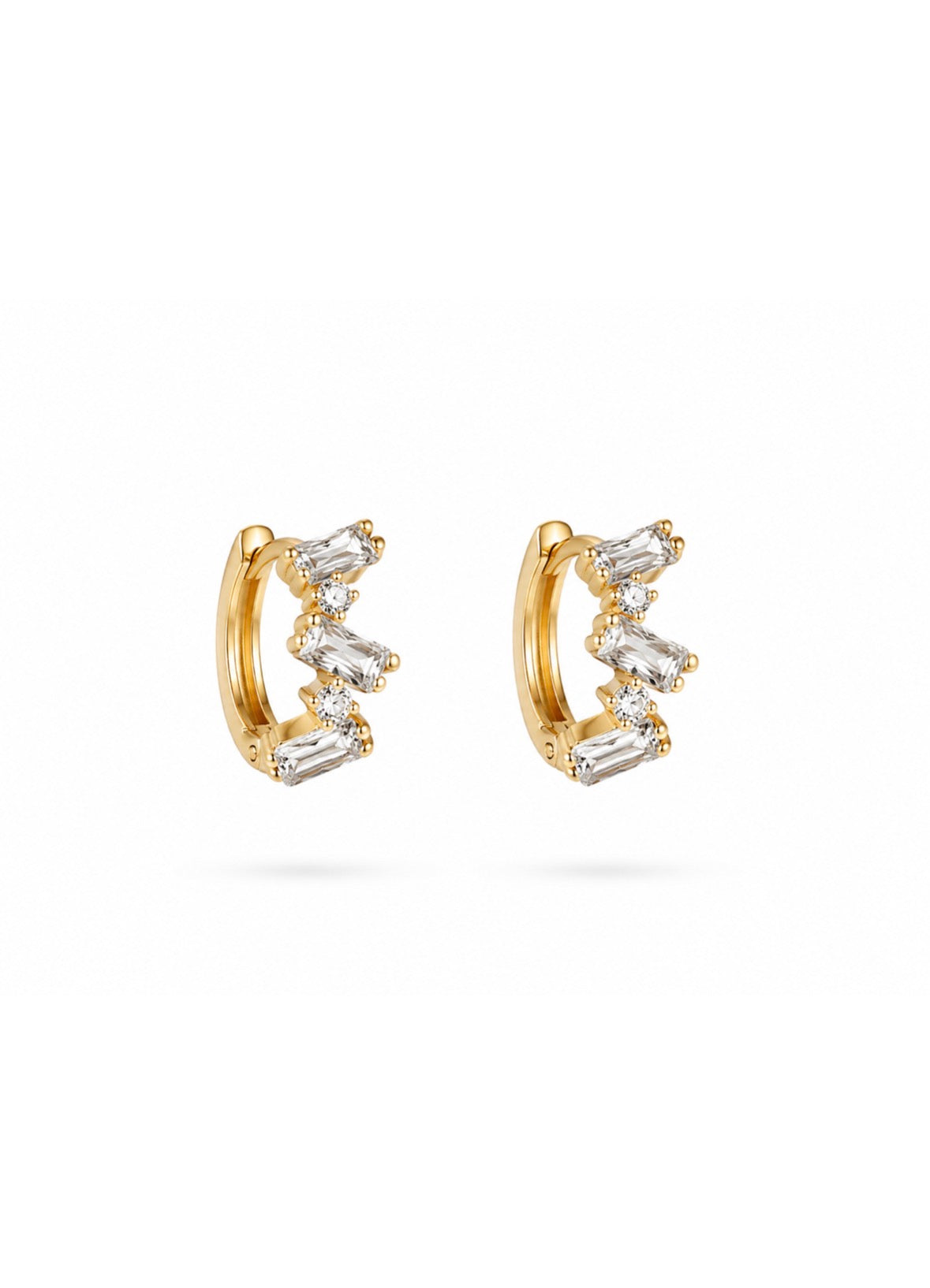 Boucles d’oreilles baguette