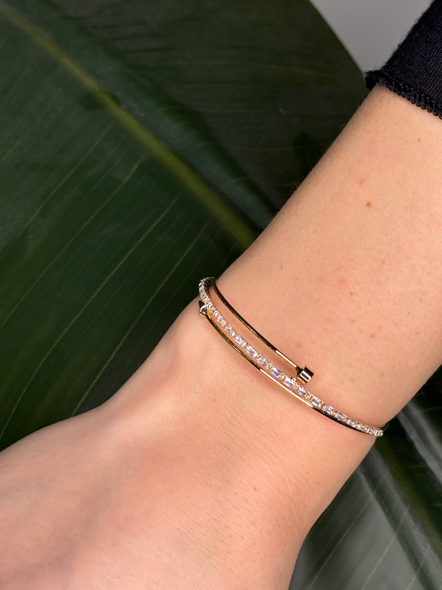 Bracelet jonc clou Victoria