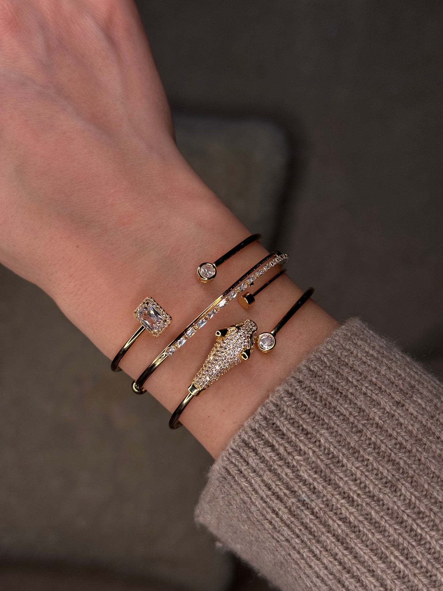 Bracelet jonc clou Victoria