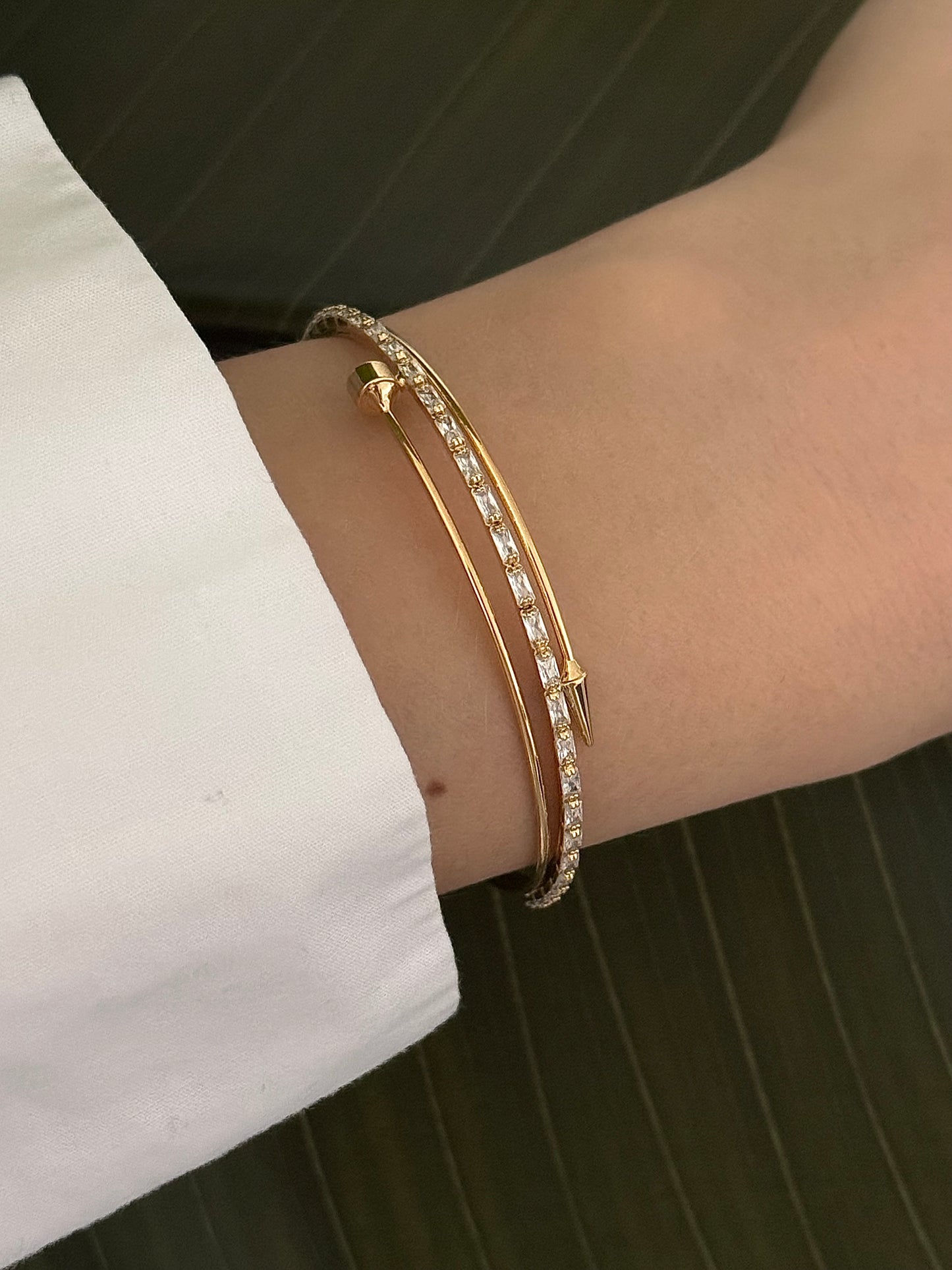 Bracelet jonc clou Victoria