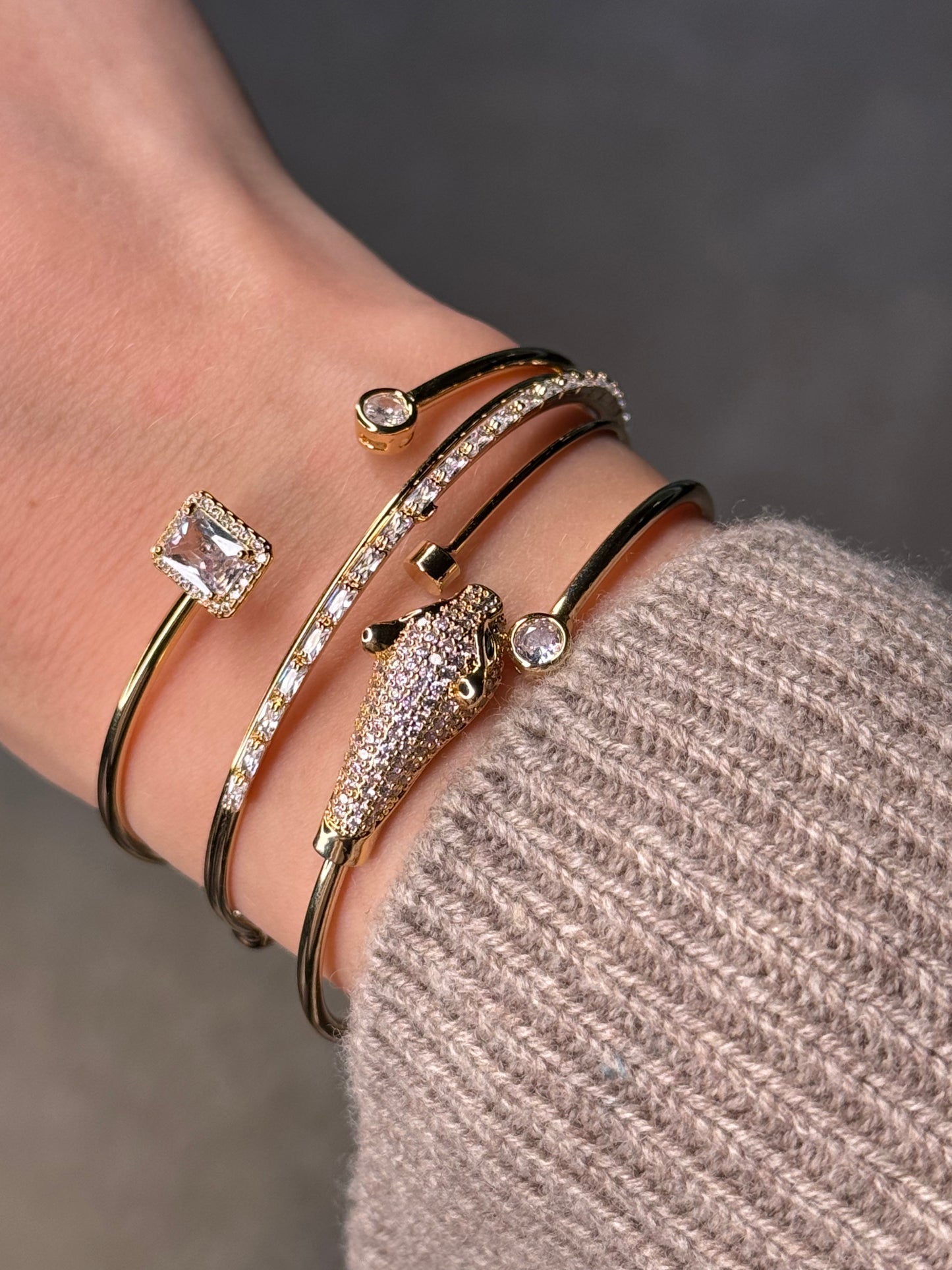 Bracelet jonc Panthera