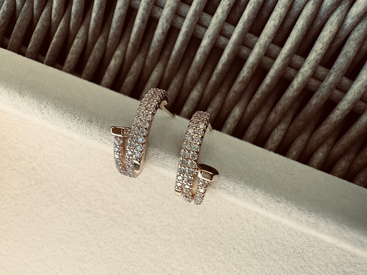 Boucles d'oreilles clou or