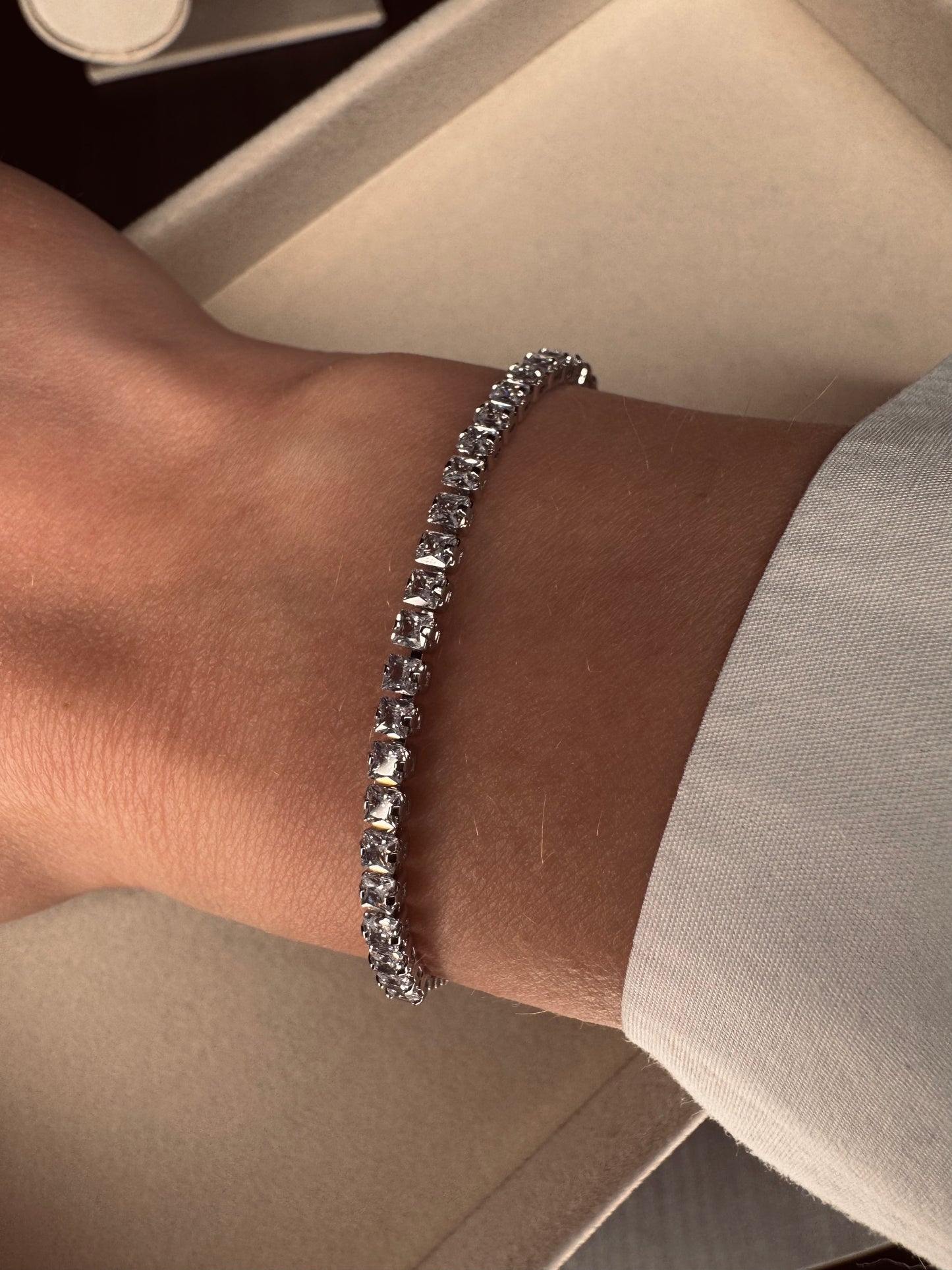 Bracelet rivière Eva argent