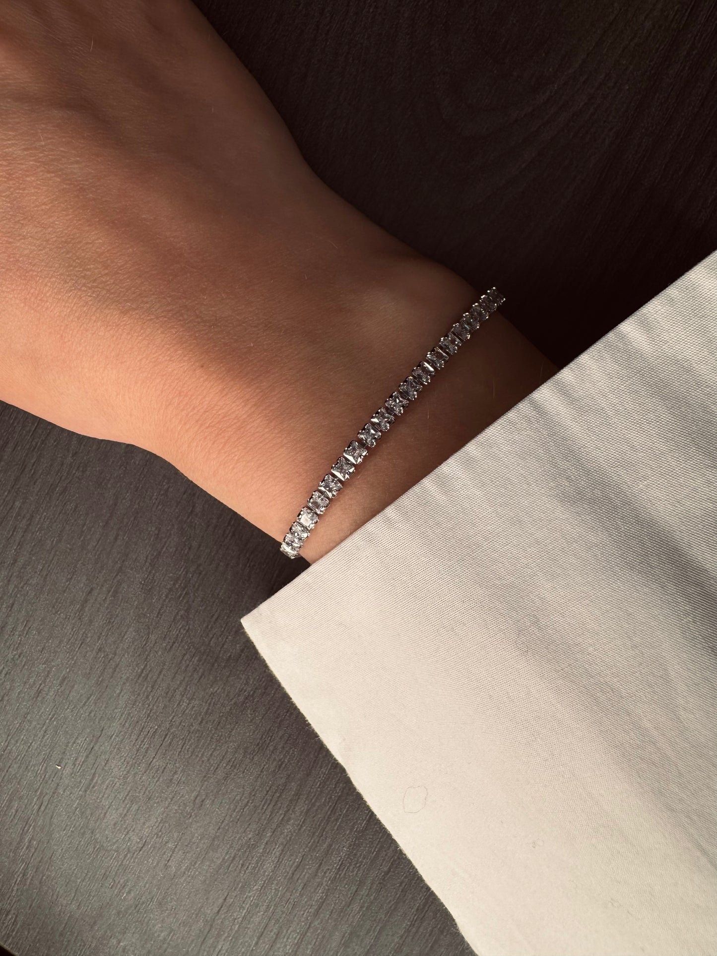 Bracelet rivière Eva argent