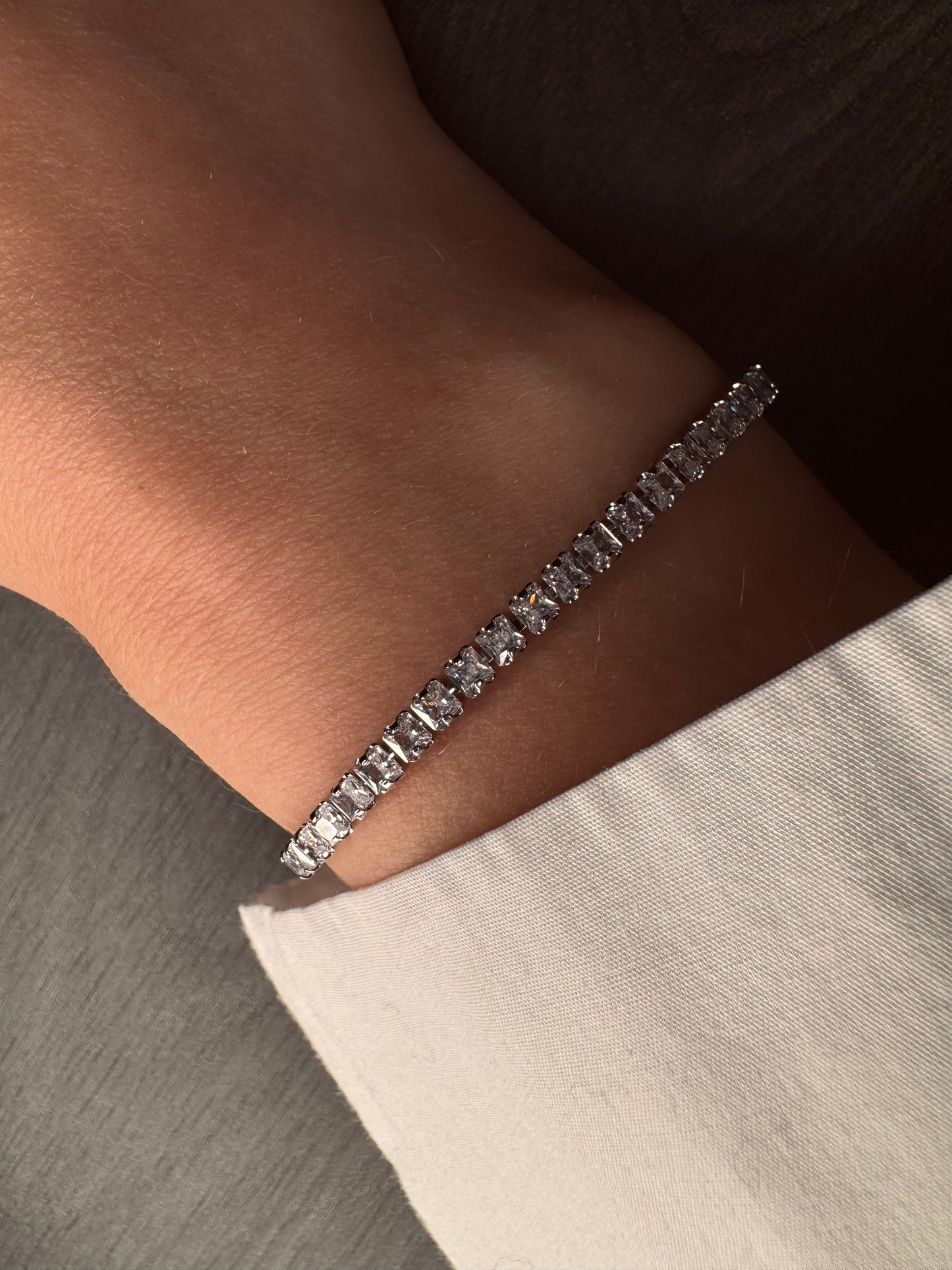 Bracelet rivière Eva argent