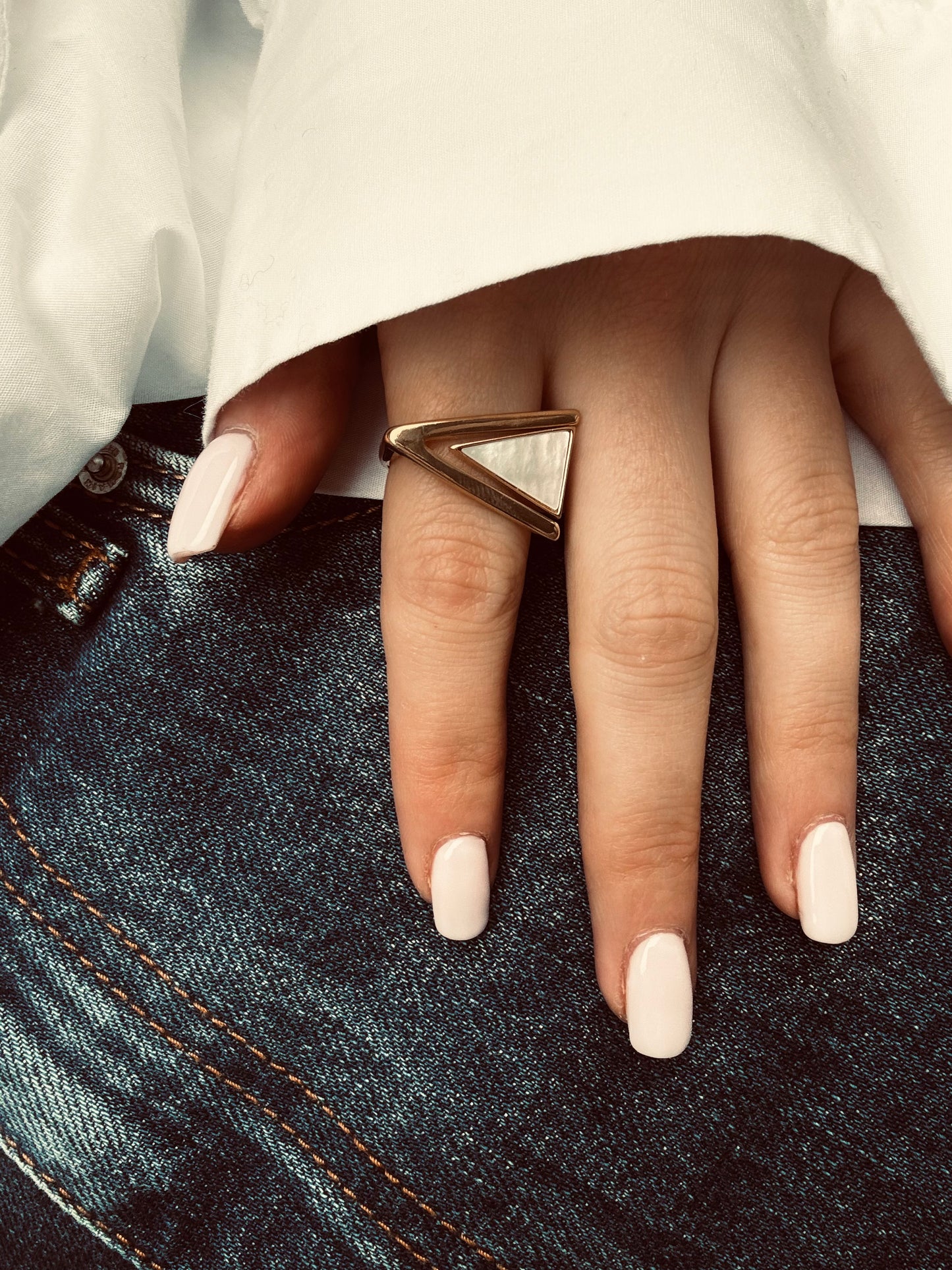 Bague triangle Lana