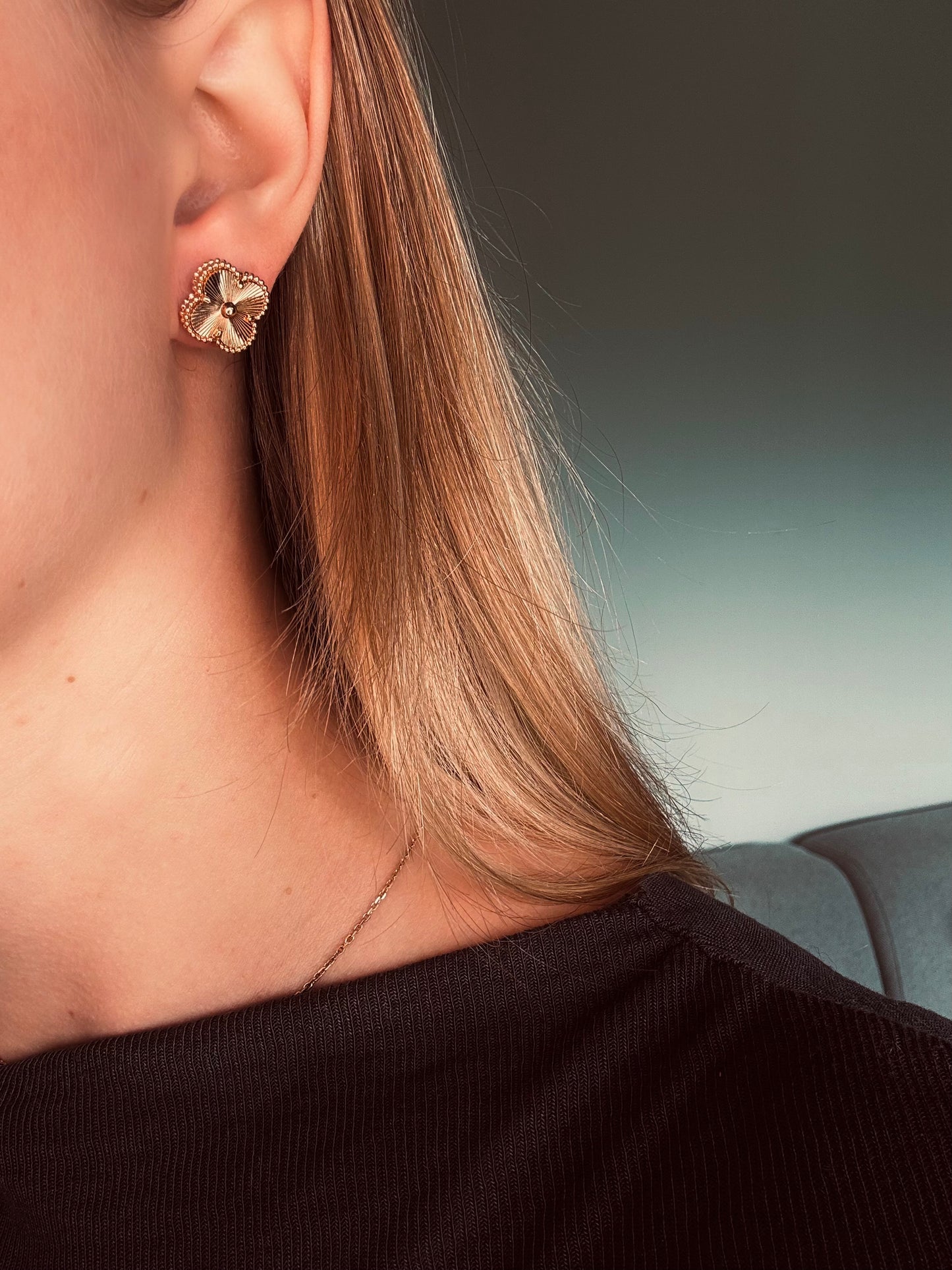 Boucles d'oreilles trefles