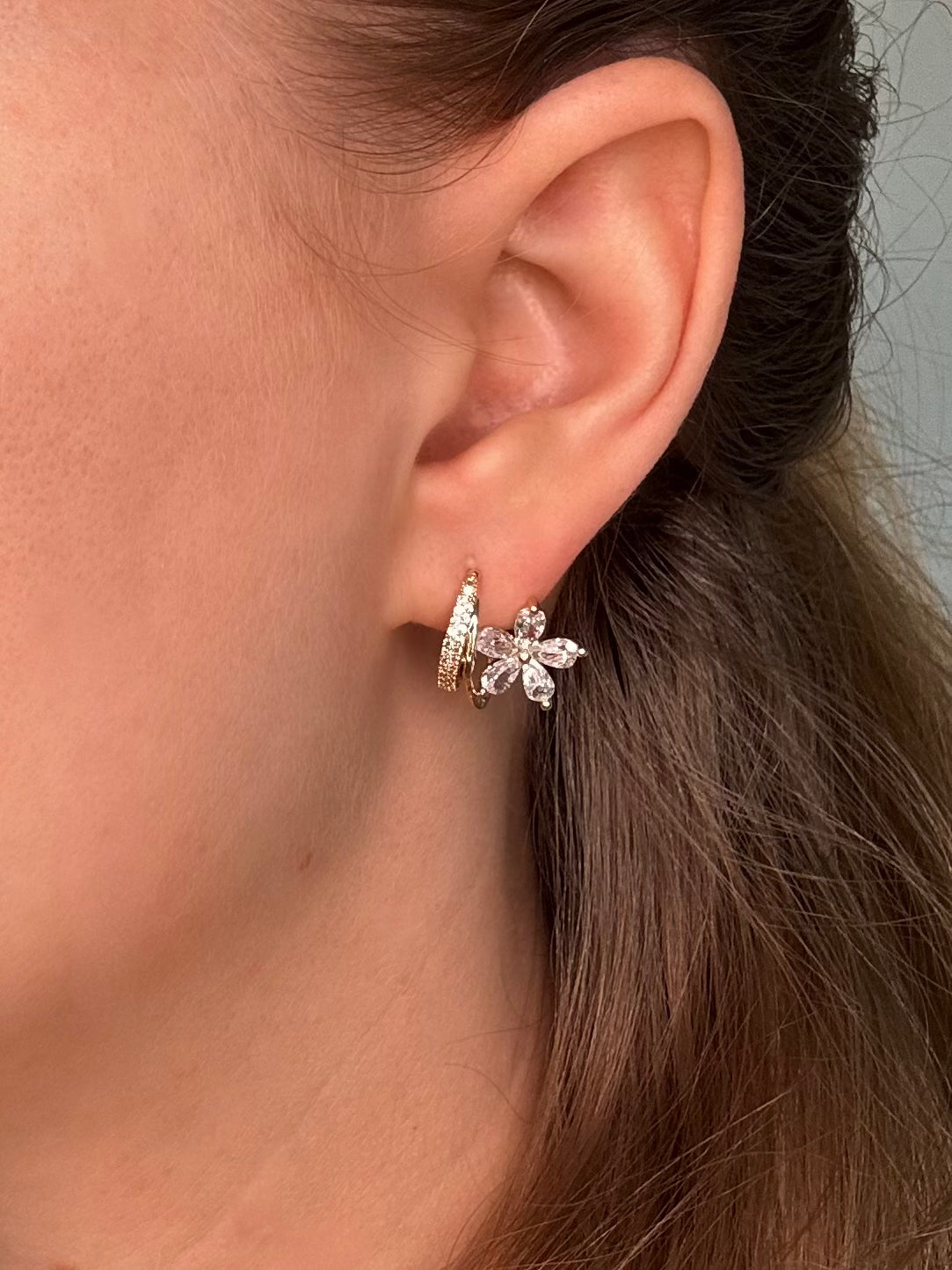 Boucles d'oreilles Flora