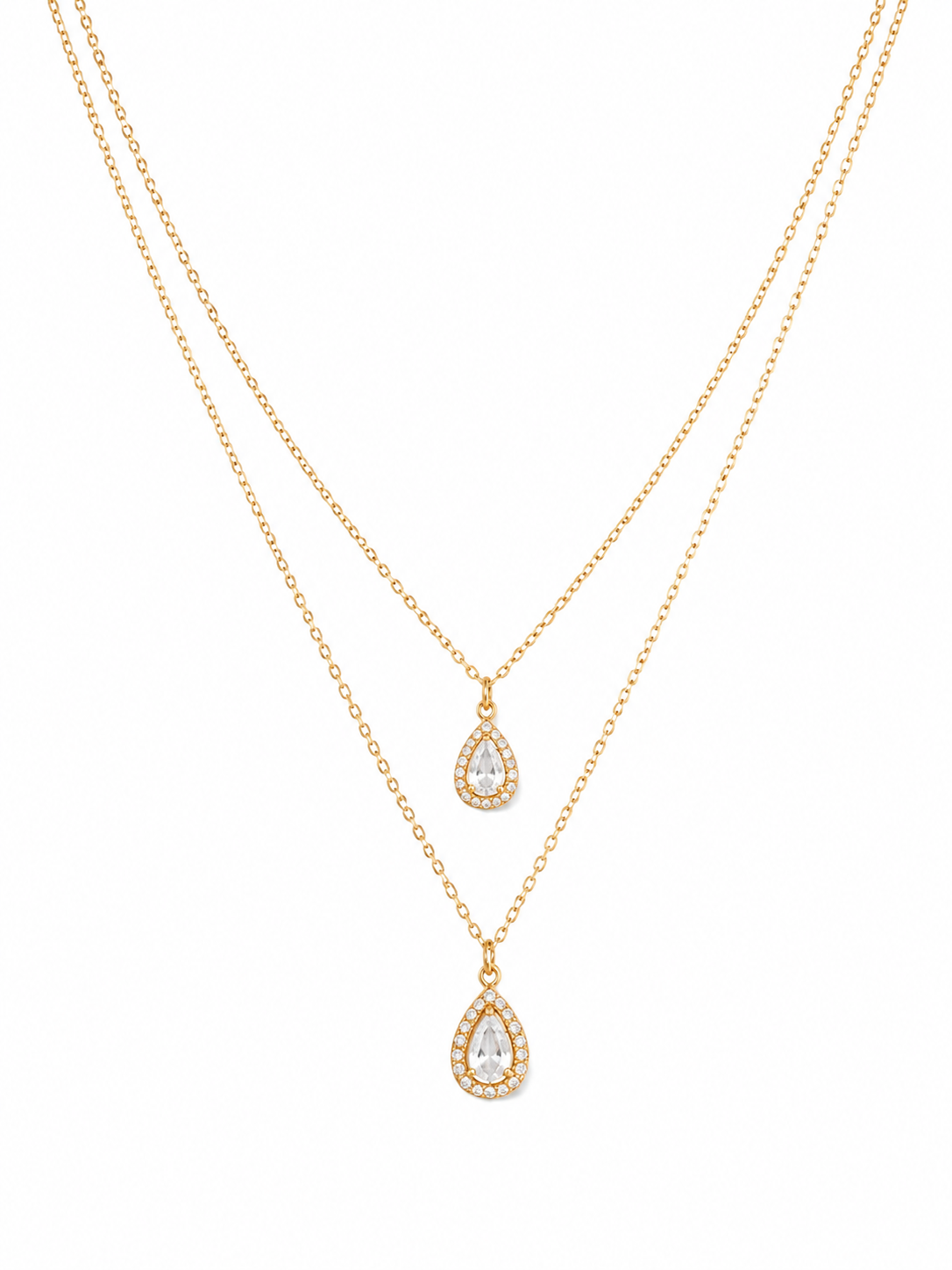 Collier double poire