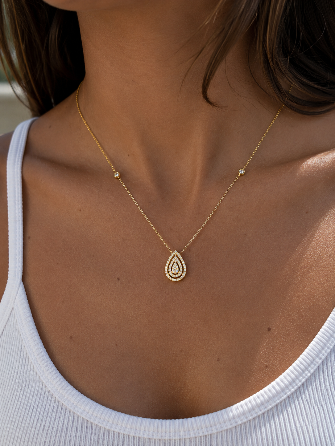 Collier goutte D’Or
