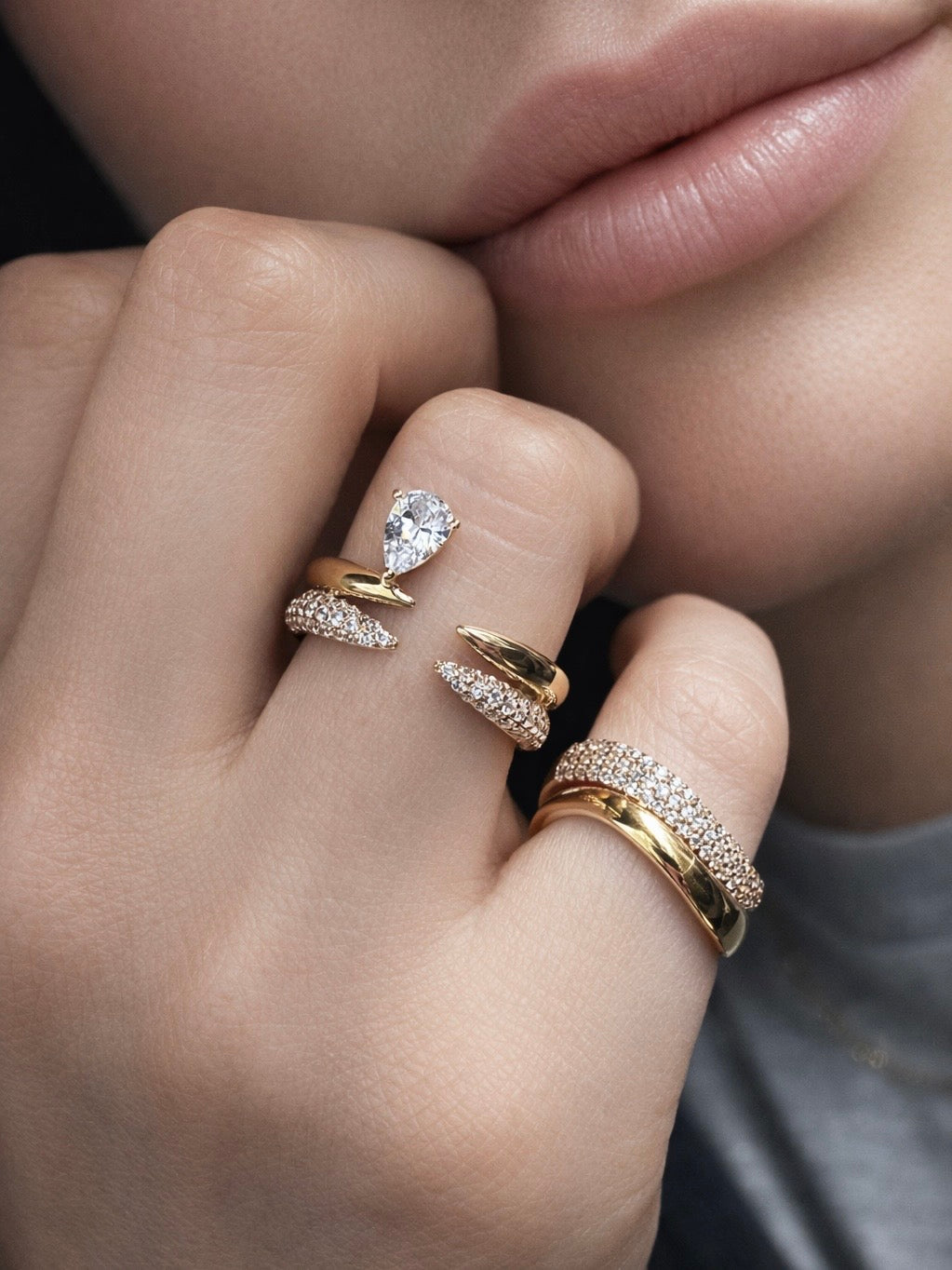 Bague pavé Noa