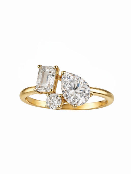 Bague 3 diamants