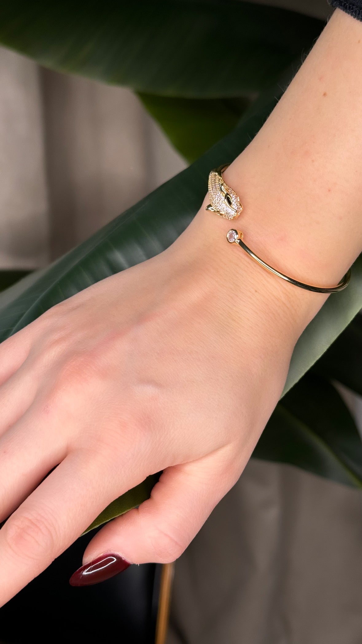 Bracelet jonc Panthera