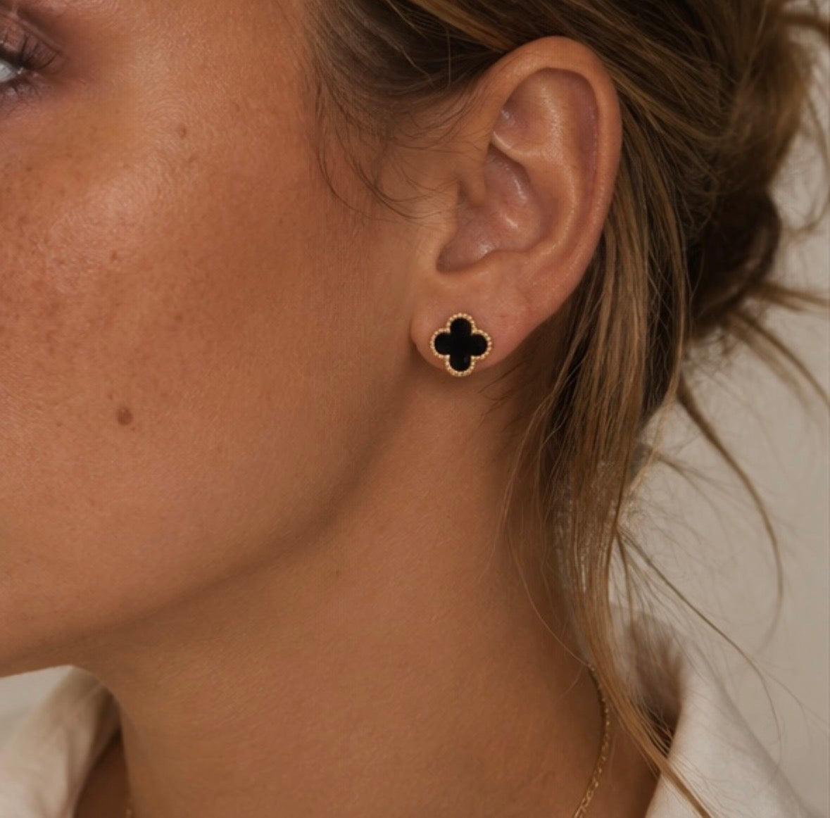 Boucles d'oreilles trefles