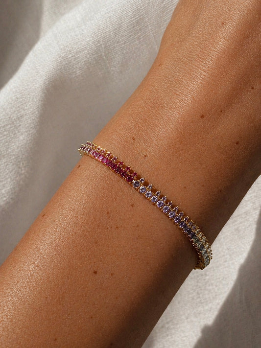 Bracelet rivière rainbow