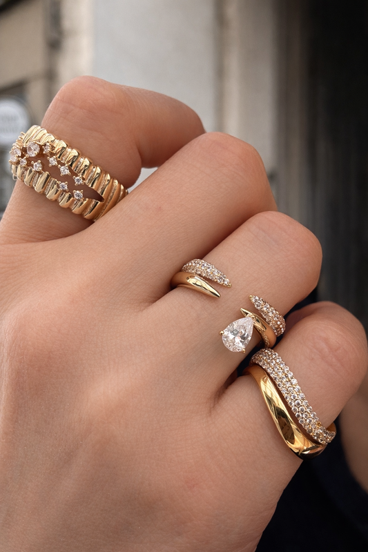 Bague pavé Noa