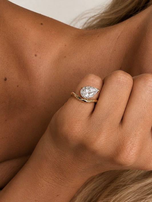 Pinky ring poire