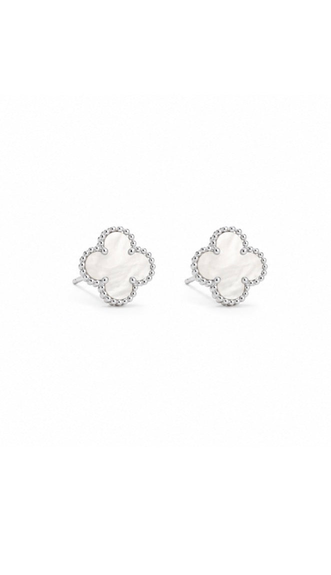 Boucles d'oreilles trefles