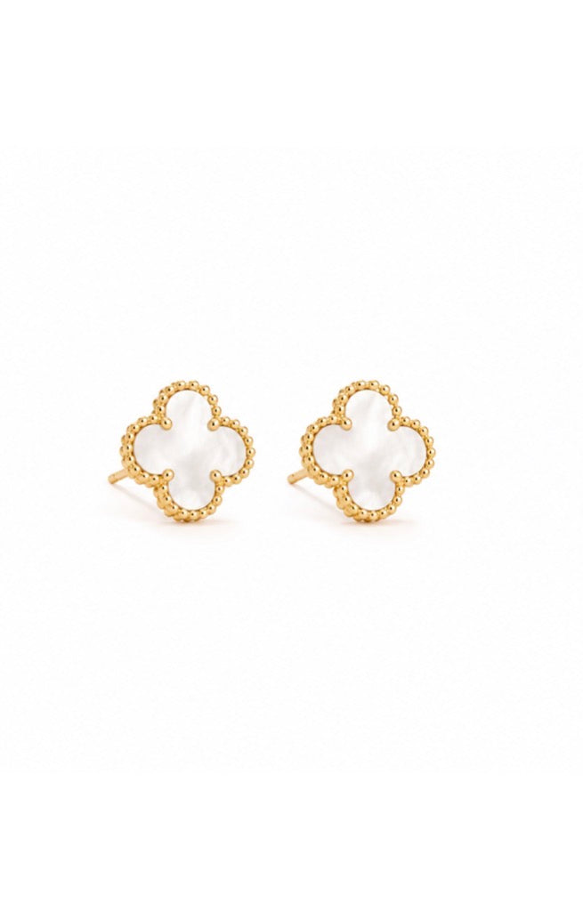 Boucles d'oreilles trefles