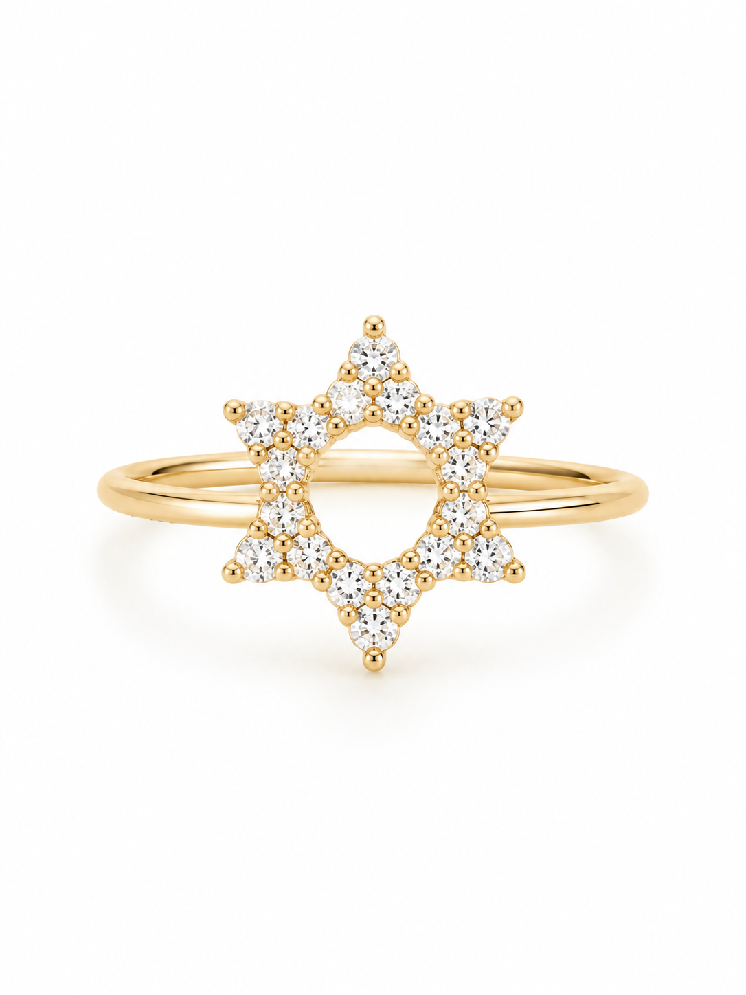 Bague étoile de David
