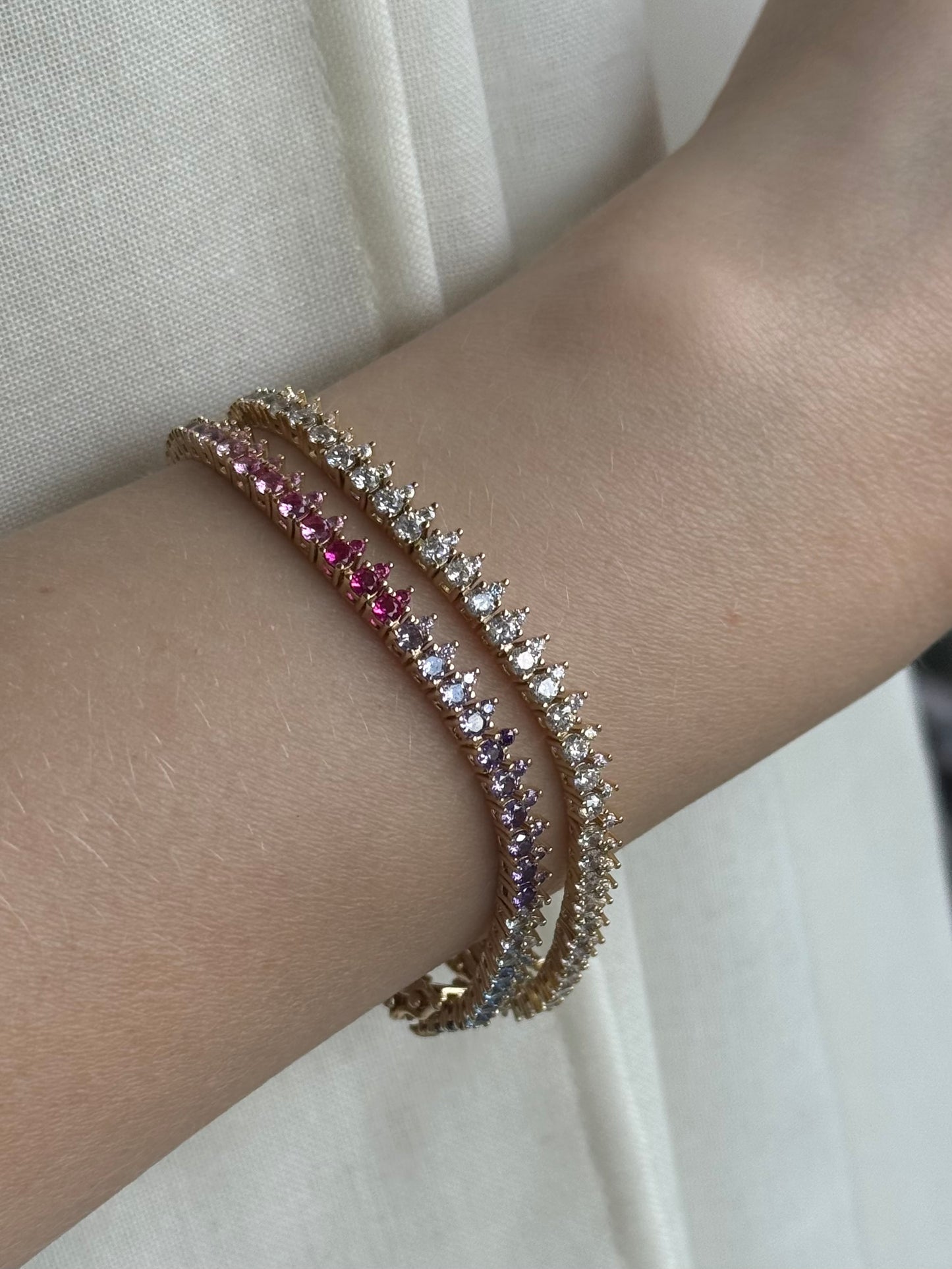 Bracelet rivière rainbow