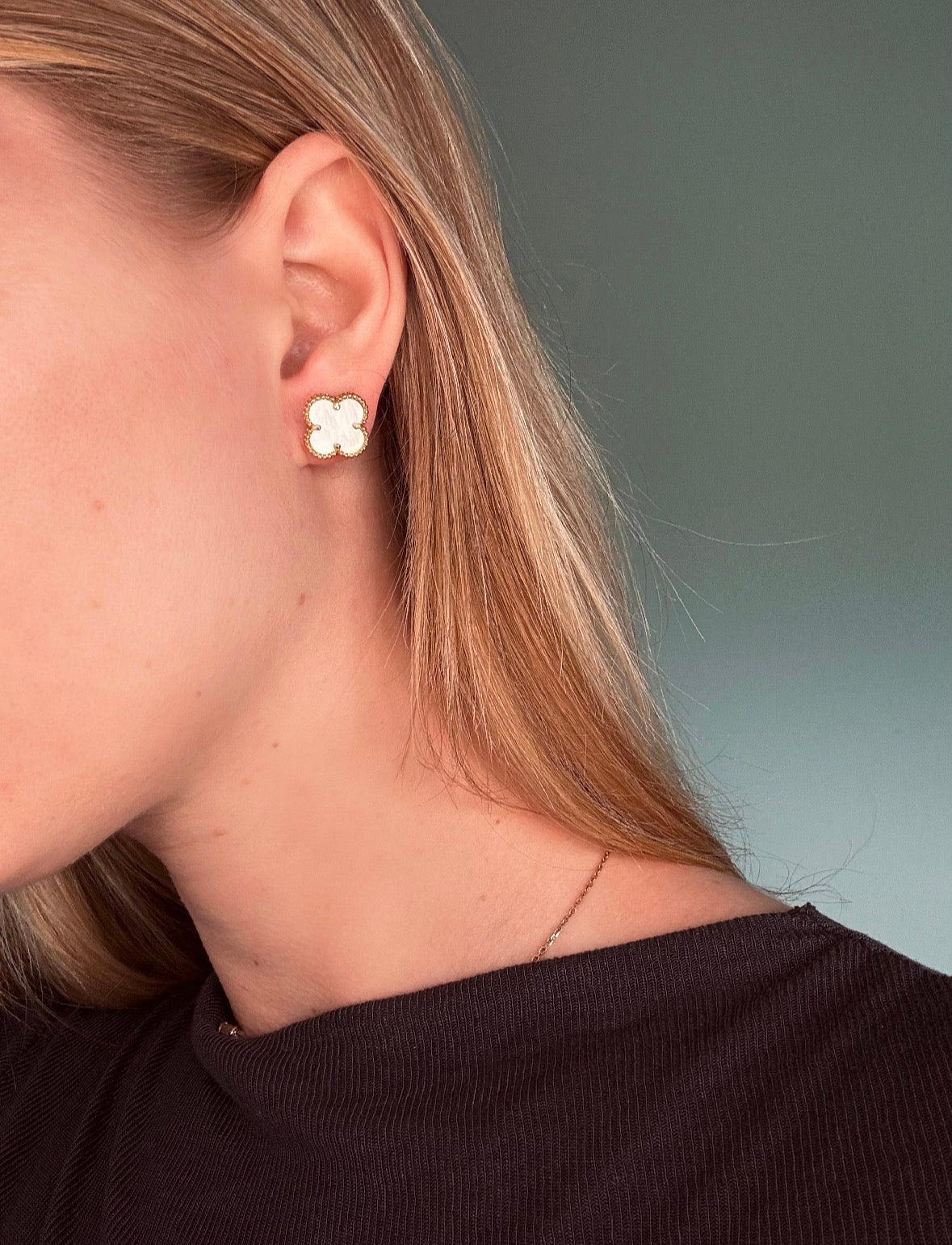 Boucles d'oreilles trefles