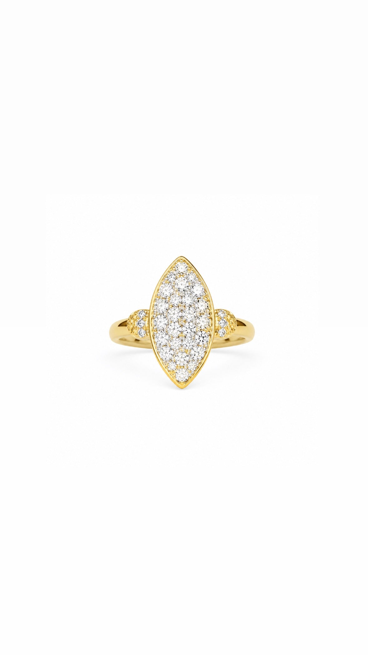 Bague marquise majesté
