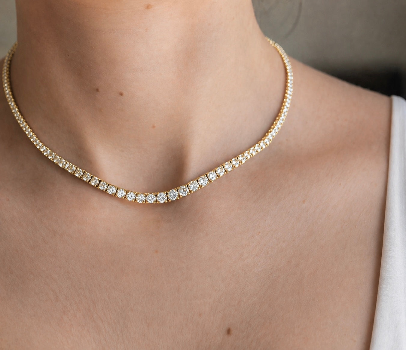 Collier rivière dégradé Lia