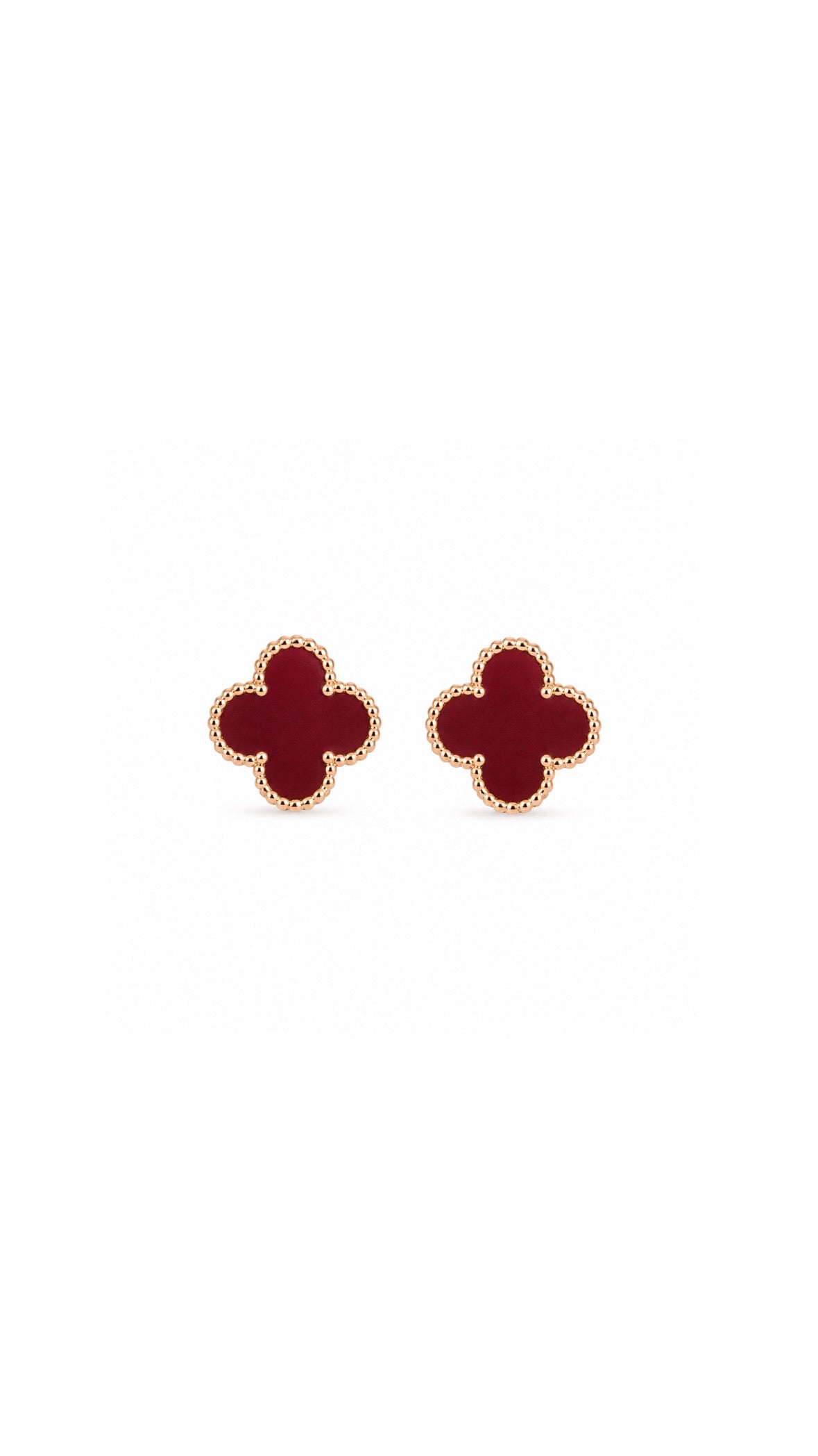 Boucle d'oreille trefle